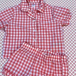 Gingham pj set from old navy for girls